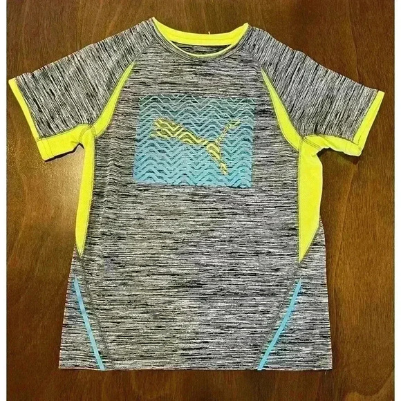 Puma Short Sleeve Activewear T Shirt Size Medium (0141) - Picture 2 of 10